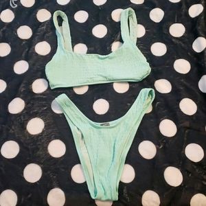 Aerie Bikini - Scoop top + High cut cheeky bottom